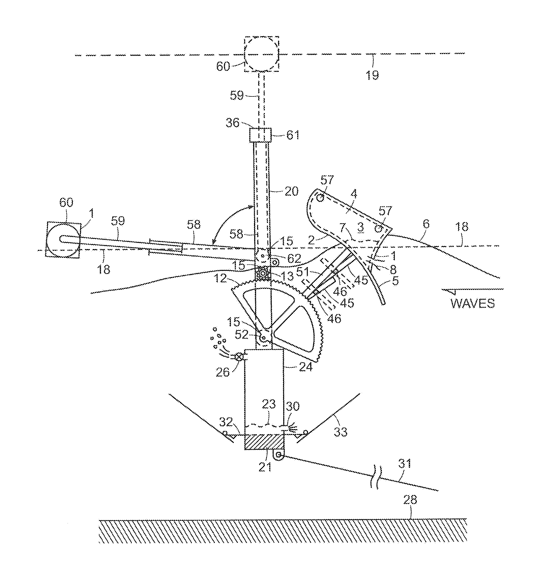 Wave Energy Converter With Concurrent Multi-Directional Energy Absorption