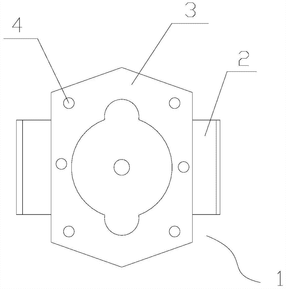 Lower transmission case of mini-tiller