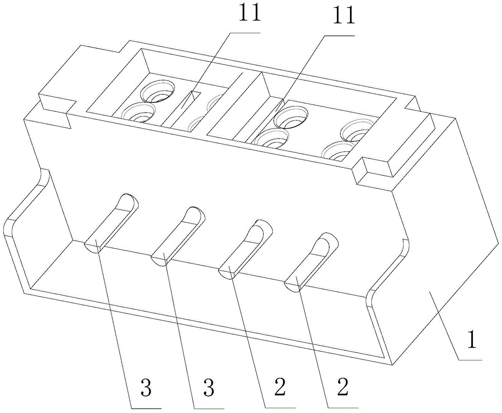 Junction box with load for replacing metering device