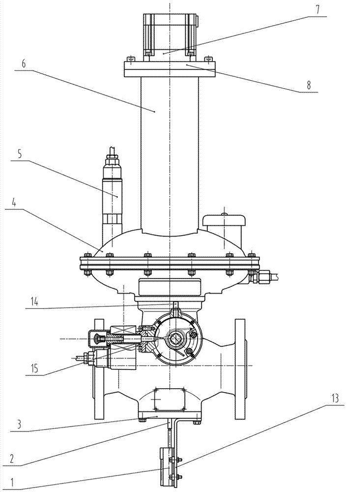 Intelligentfuel gas pressure regulator and application method