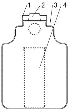 External member and method for wine brewed by household local method