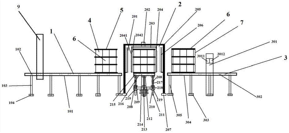 FDY digitization automatic package matched logistics device