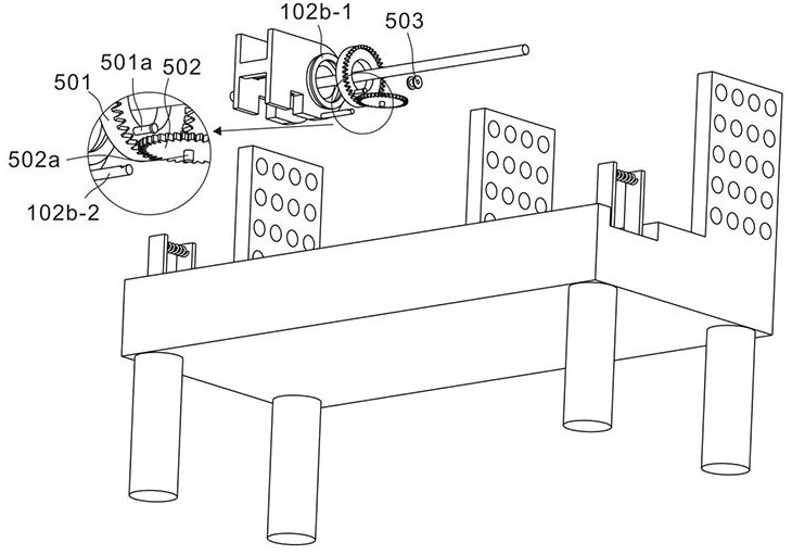 A core wire stripping tool table