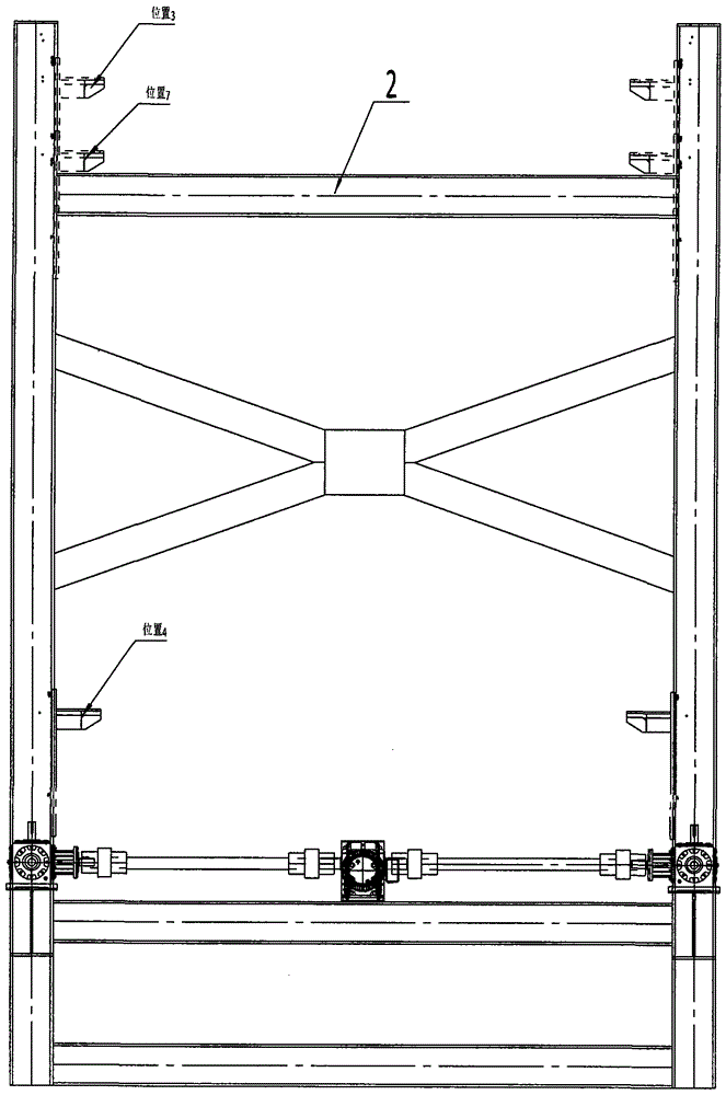 Circulation method and device of bridge type sintering machine