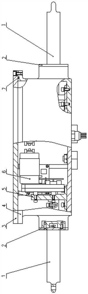 Vector control device, underwater vector thruster and remote control unmanned submersible