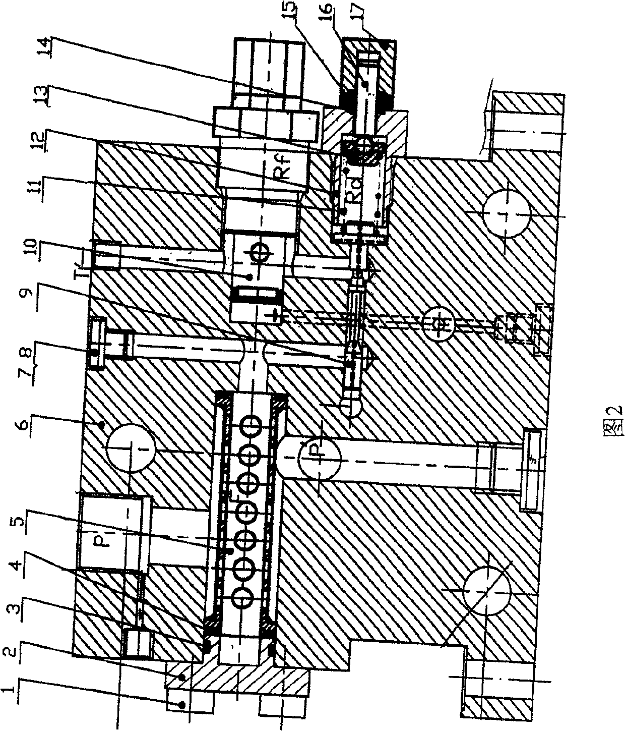 Built-in constant-pressure output control pressure source module