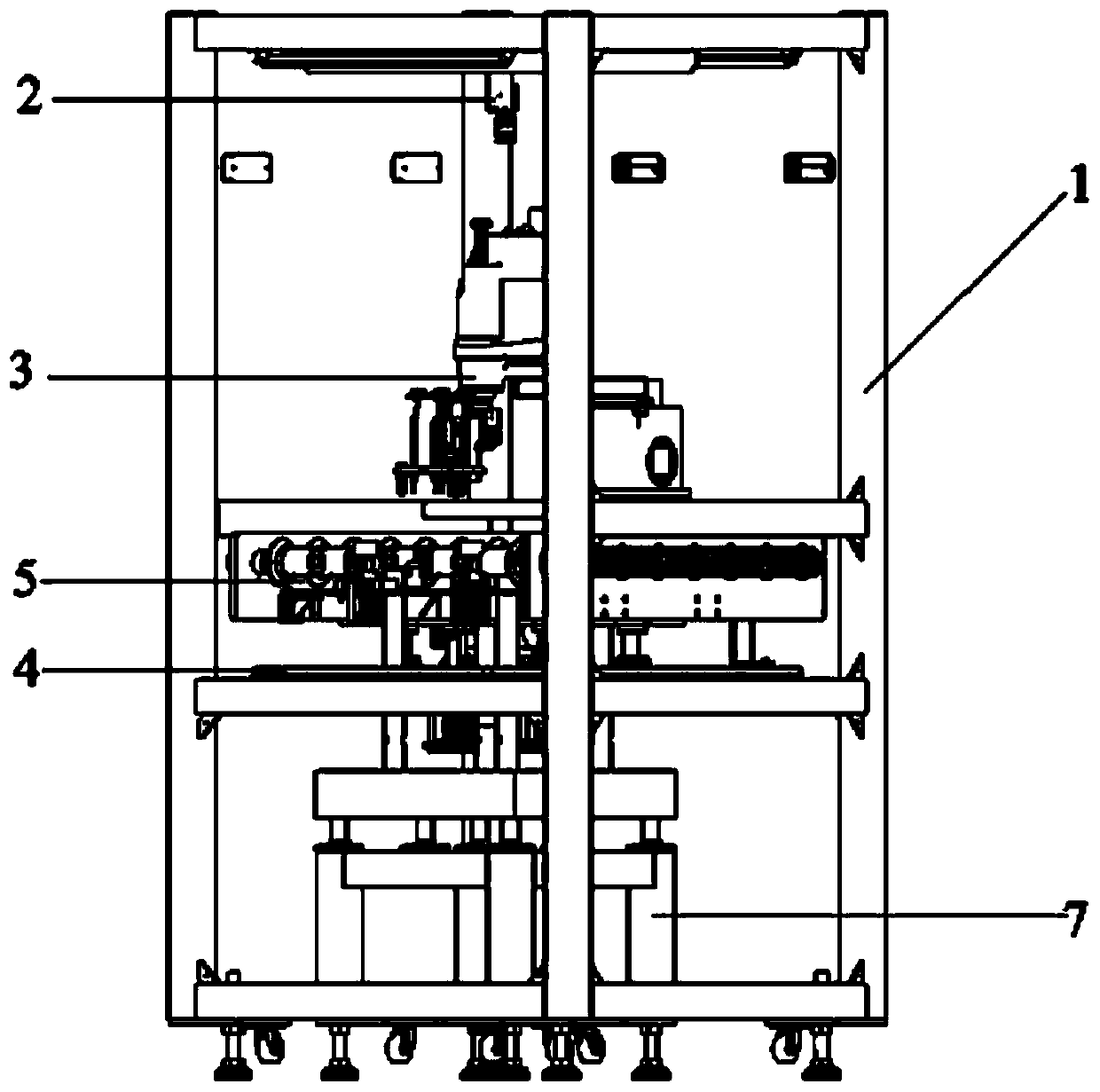 Device for automatically detecting thickness of sapphire wafer