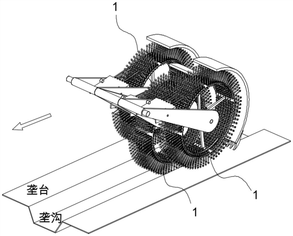 A pick-up device and a collection device using the pick-up device