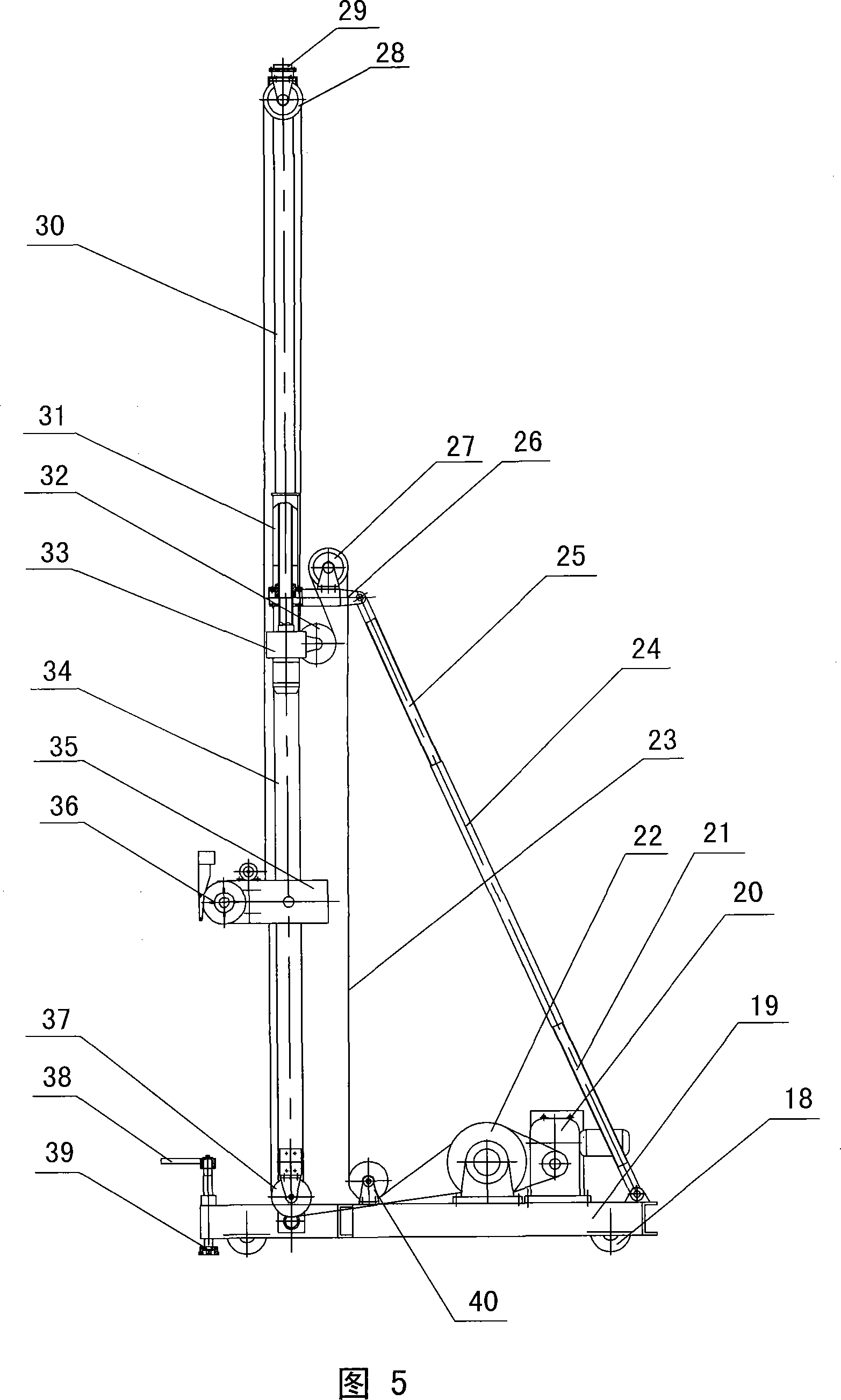 Pasting machine