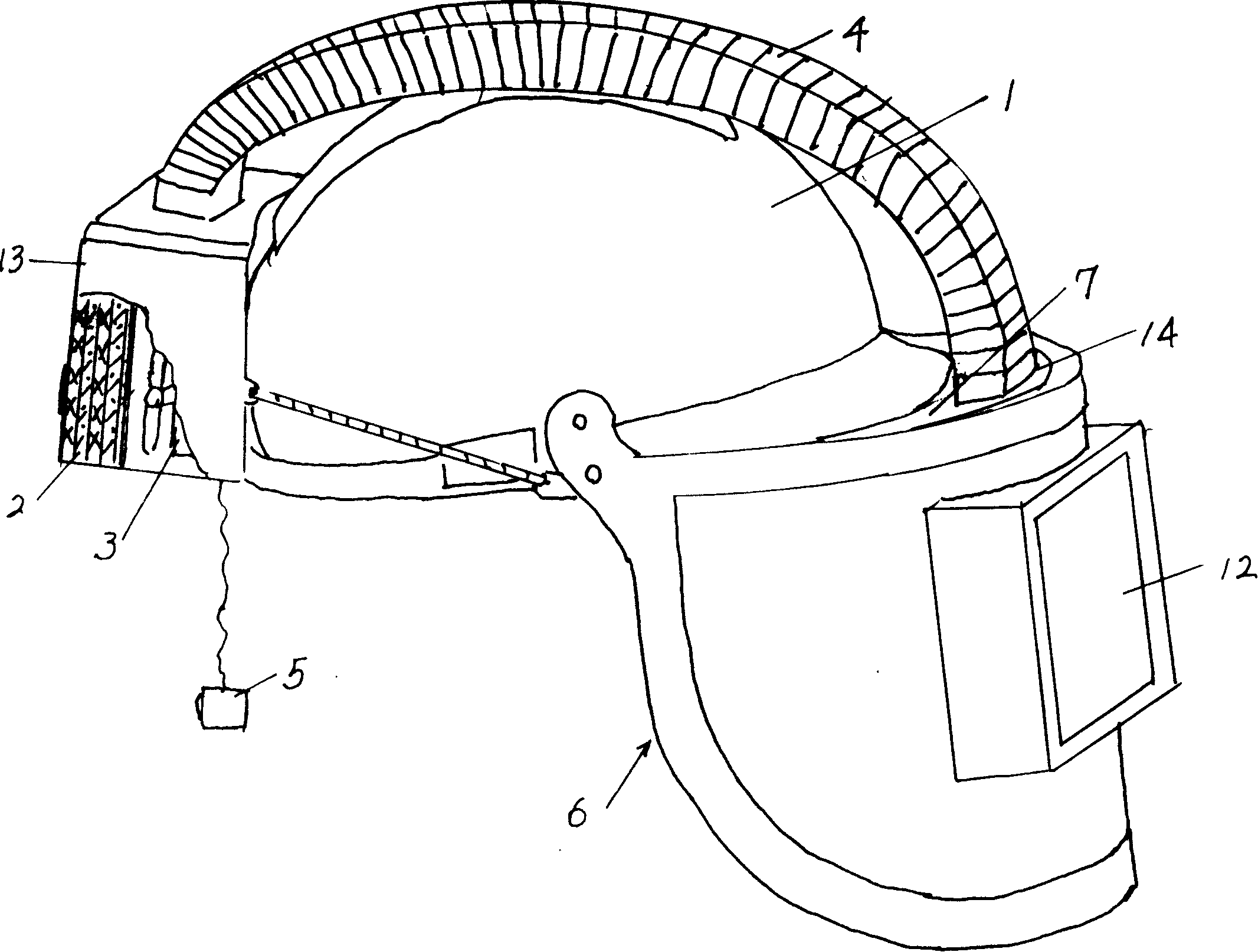 Positive pressure respiration protector