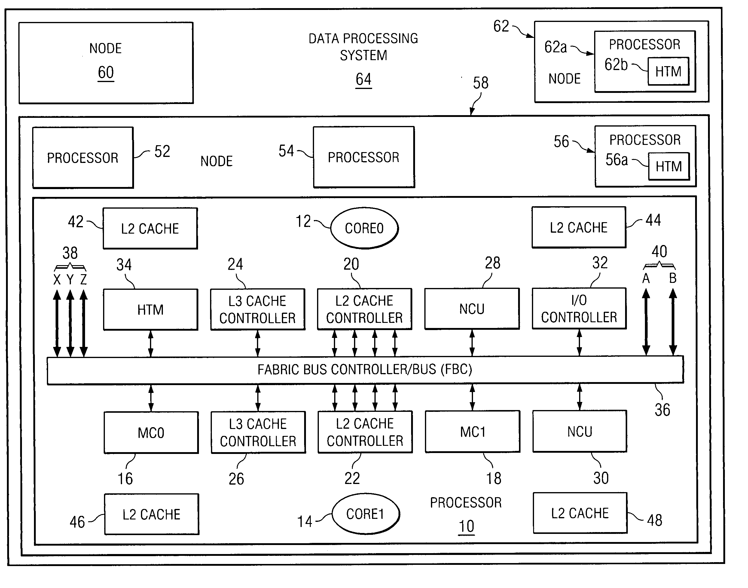 Method, apparatus, and computer program product for synchronizing triggering of multiple hardware trace facilities using an existing system bus