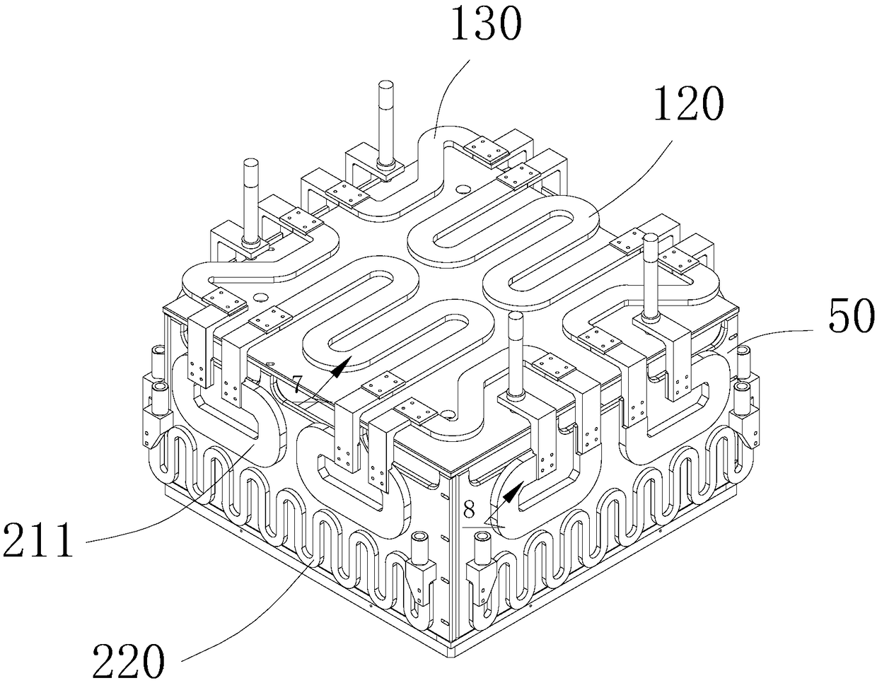 Crystalline silicon ingot heater and using method thereof