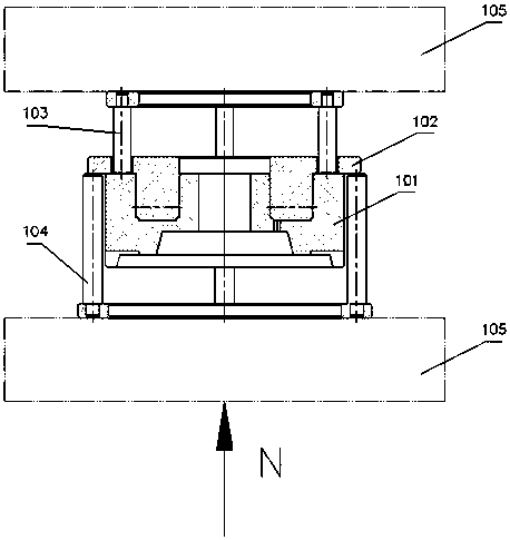 Spherical hinge mold and its opening method