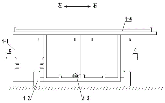 Automatic brick stacking device