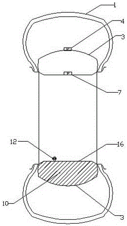 Walking device with variable tire pressure