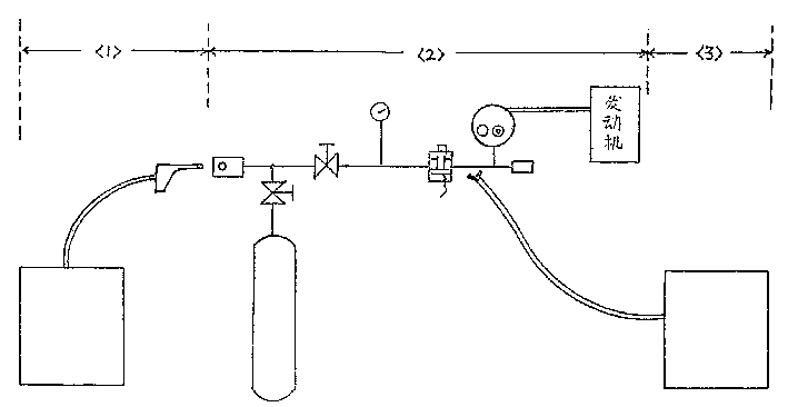 Dual-fuel vehicle high-pressure pipeline leak detection device