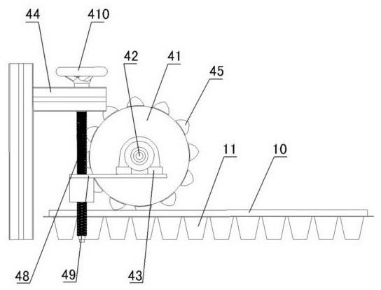 Full-automatic drum-type precision seeding flow line