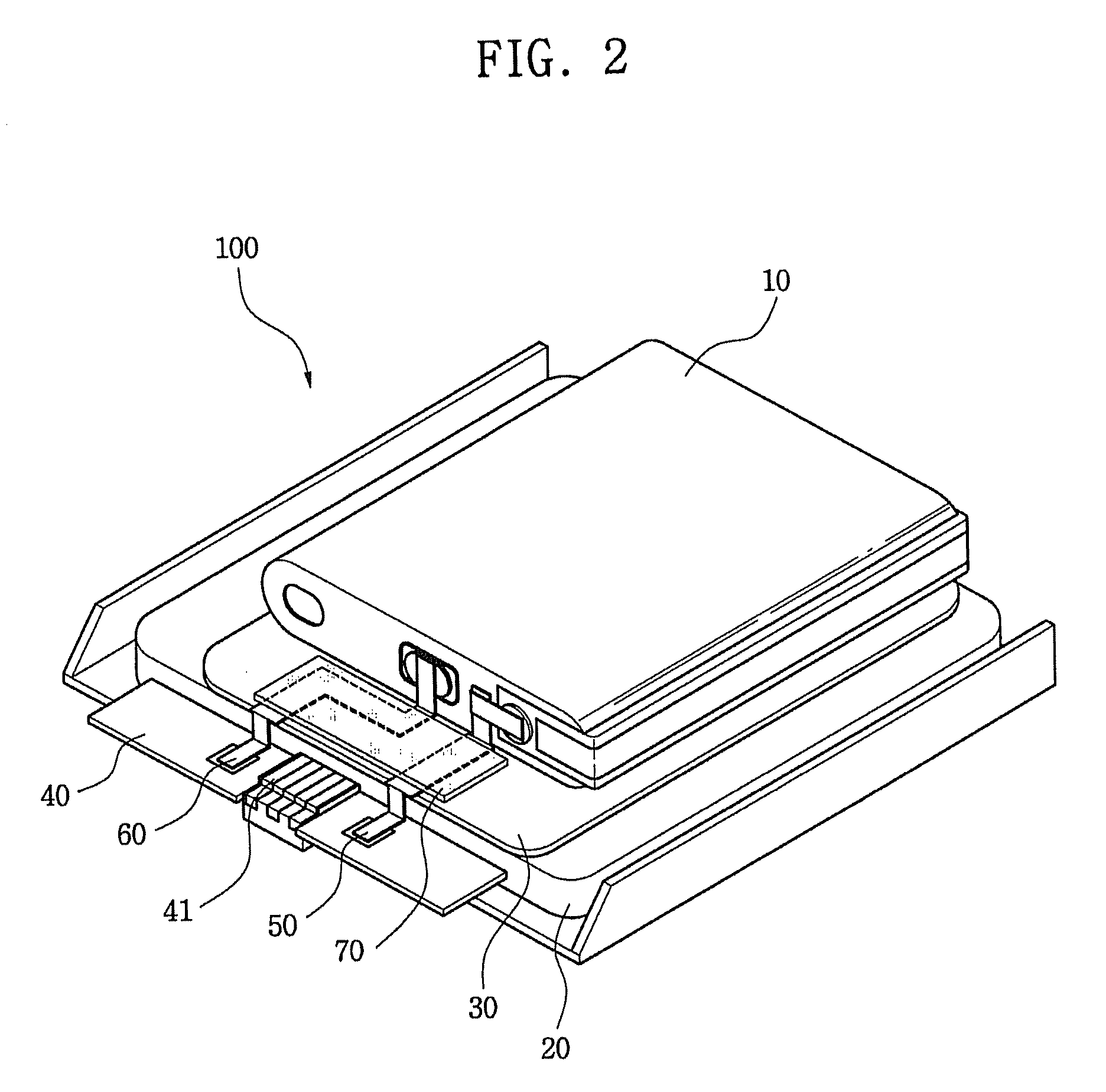 Battery pack and electronic device using the same