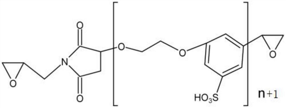 Polyimide waterborne epoxy coating and preparation method thereof