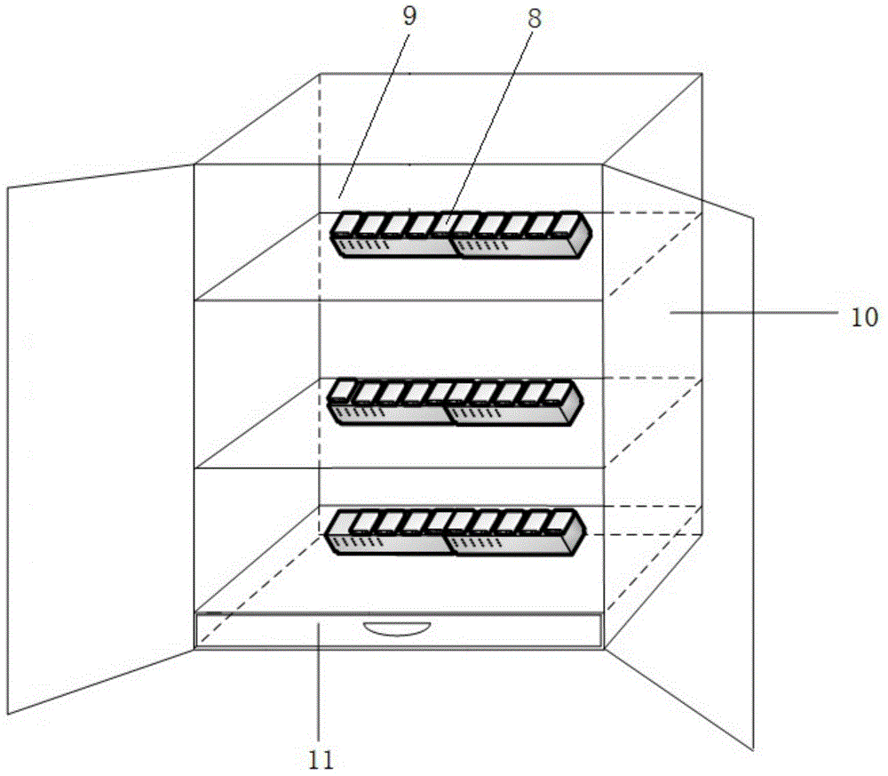 Intelligent iris recognition gun locker control system