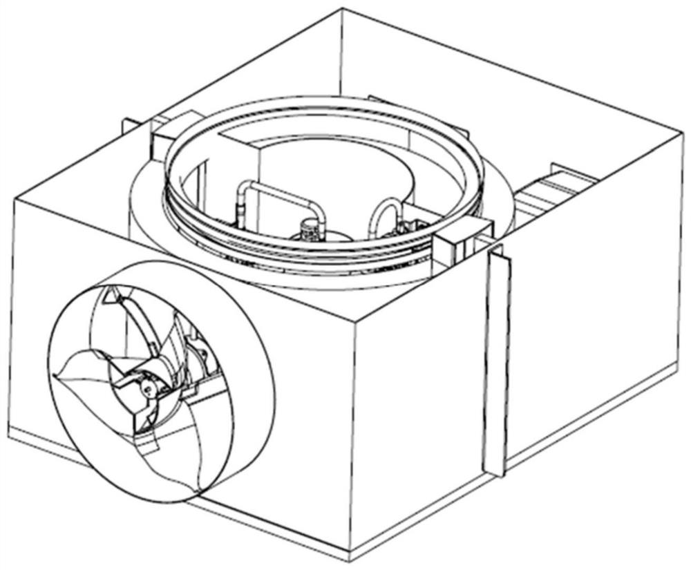 Room air conditioner based on air cooling of humidity storage heat exchanger