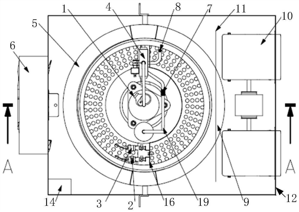 Room air conditioner based on air cooling of humidity storage heat exchanger