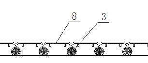 Dual-drive chain belt supporting device