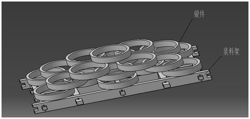 Heat treatment method for GH99 alloy annular forgings