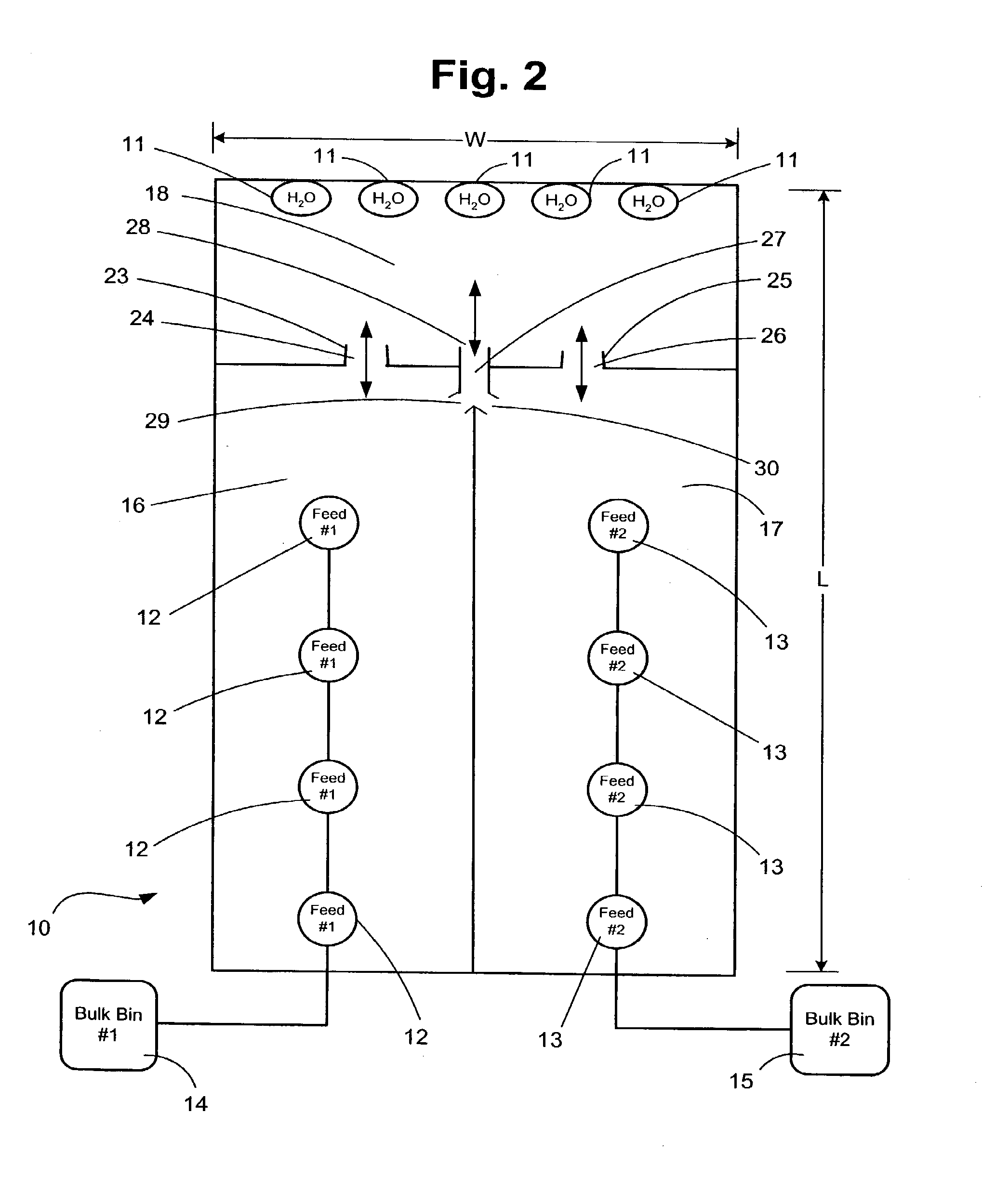 Livestock management system and method for split-weight feeding based on median weight of herd