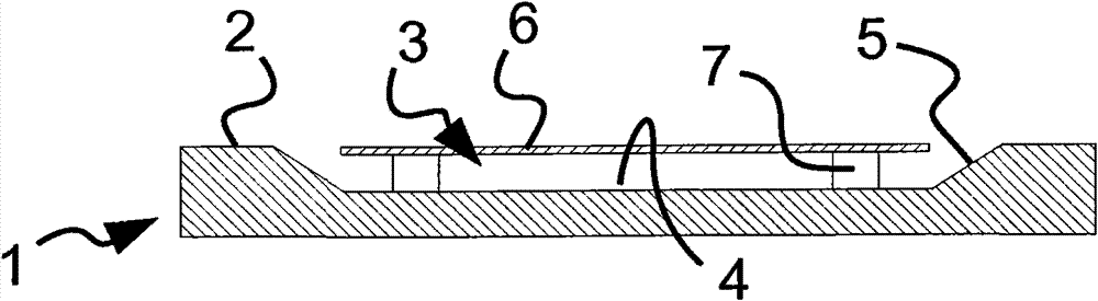 Mold and method for foaming a cooling device