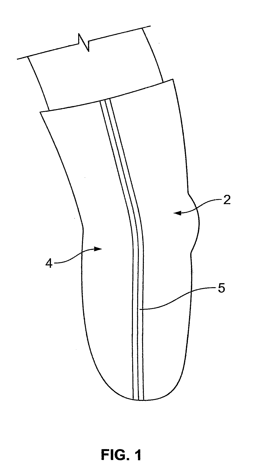 Prosthetic liner with improved knee flexion