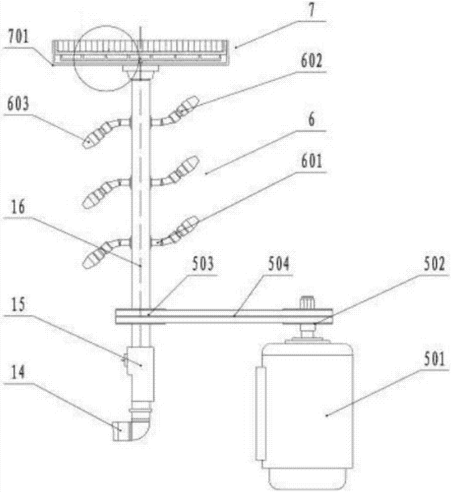 Cleaning device of draft beer barrel