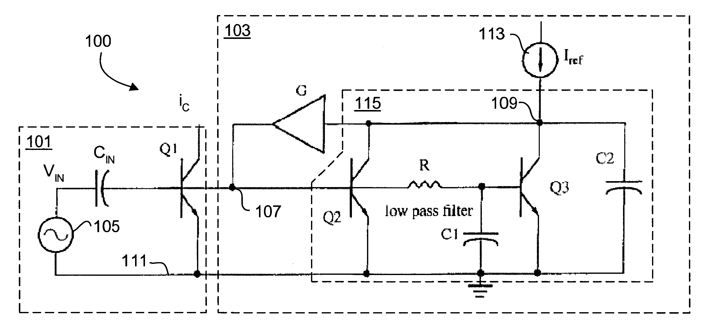 Linearization bias circuit for BJT amplifiers