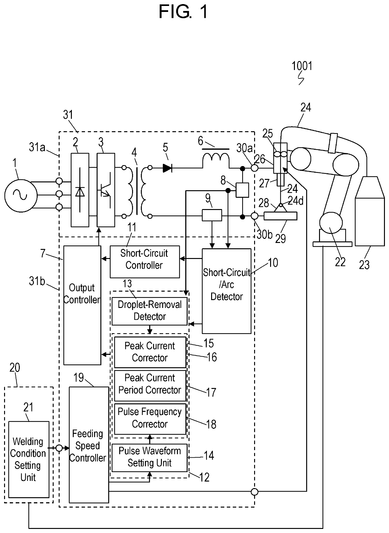 Pulse arc welding control method and pulse arc welding device