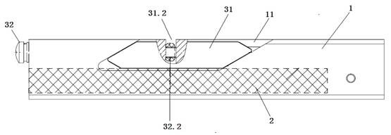 Vibration-damping installation structure and method of functional modules in sub-boxes, and sub-boxes