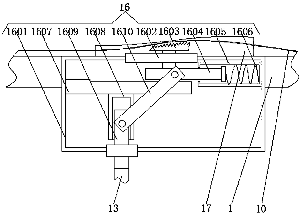 Cutting device for polyester fiber cloth