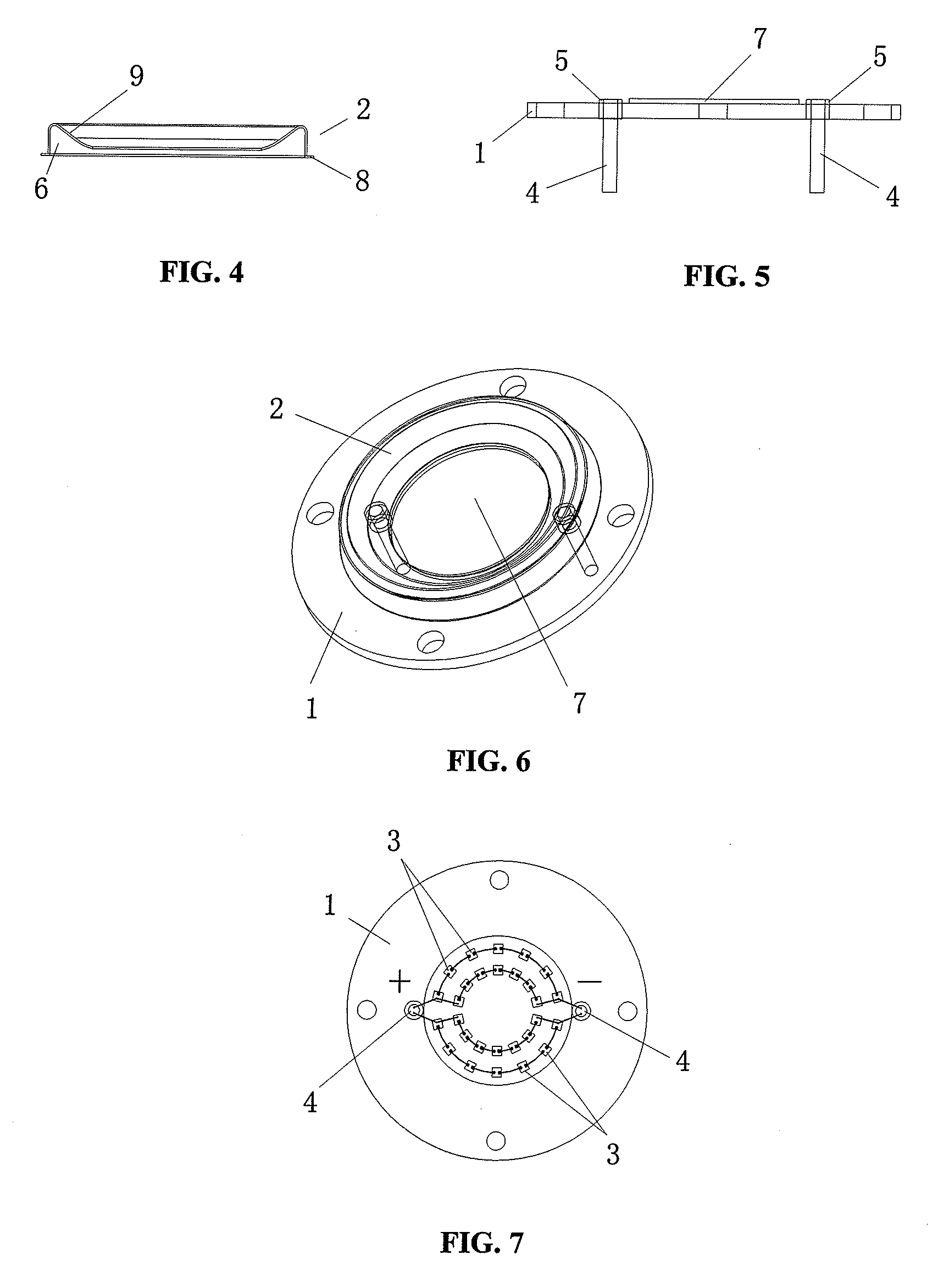 LED direct-plugging type multi-chip high power light source