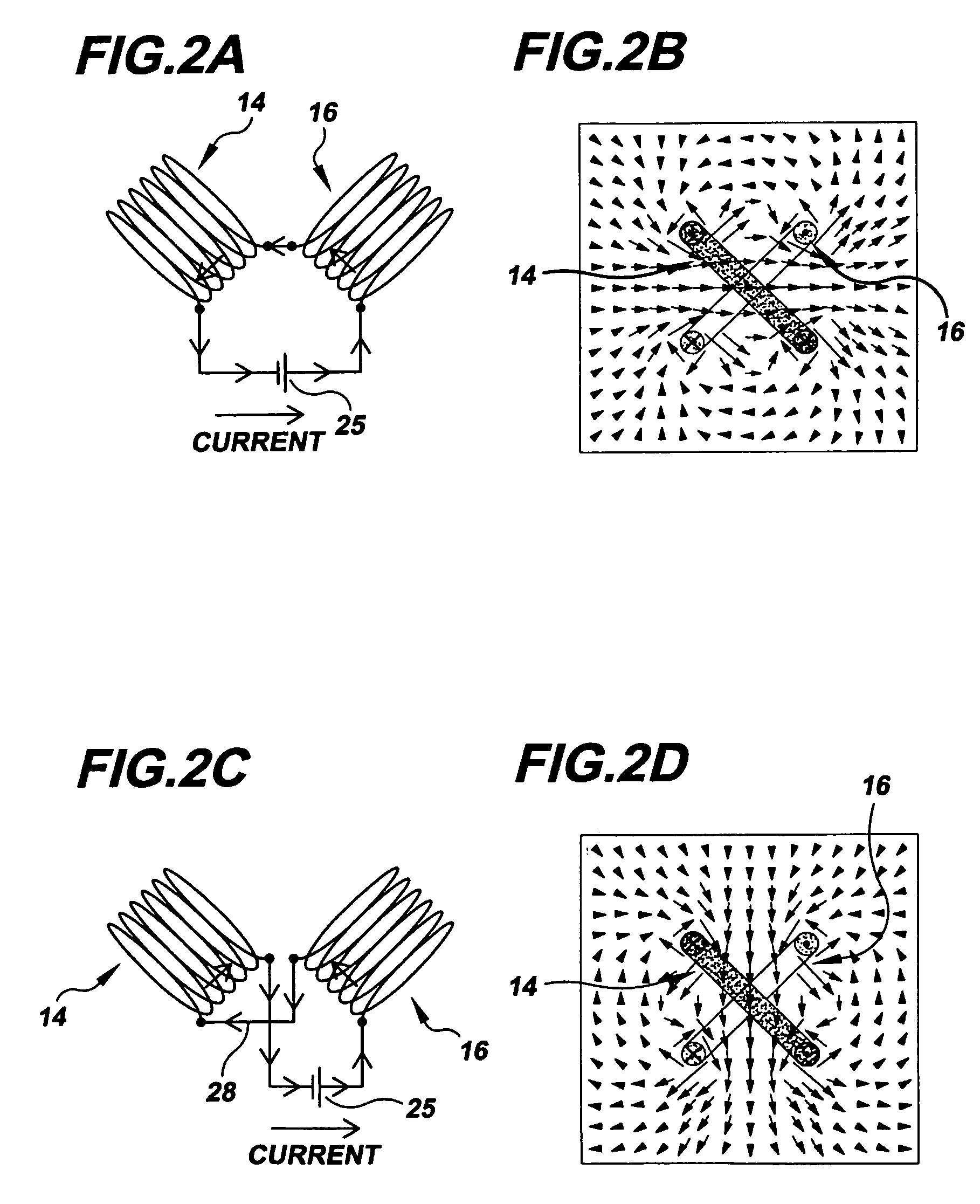 Magnetic actuator drive for actuation and resetting of magnetic actuation materials