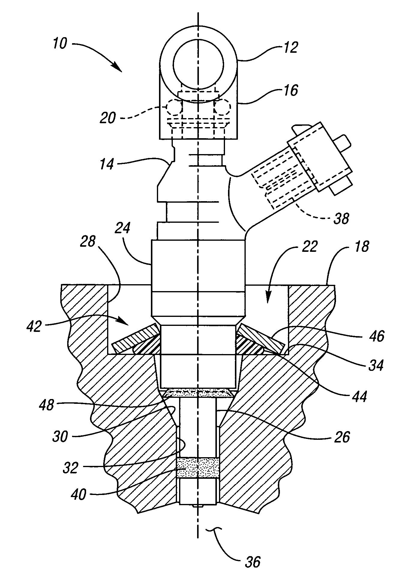 Fuel injector isolation seat