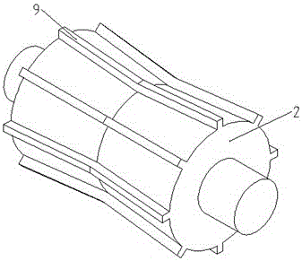 Aluminum rod feeding device