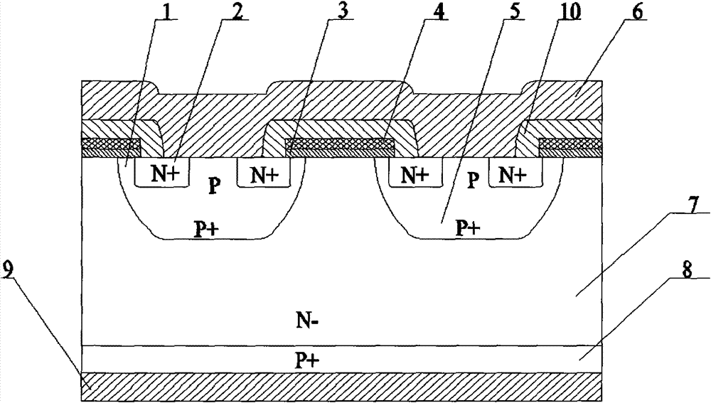 IGBT with improved collector structure