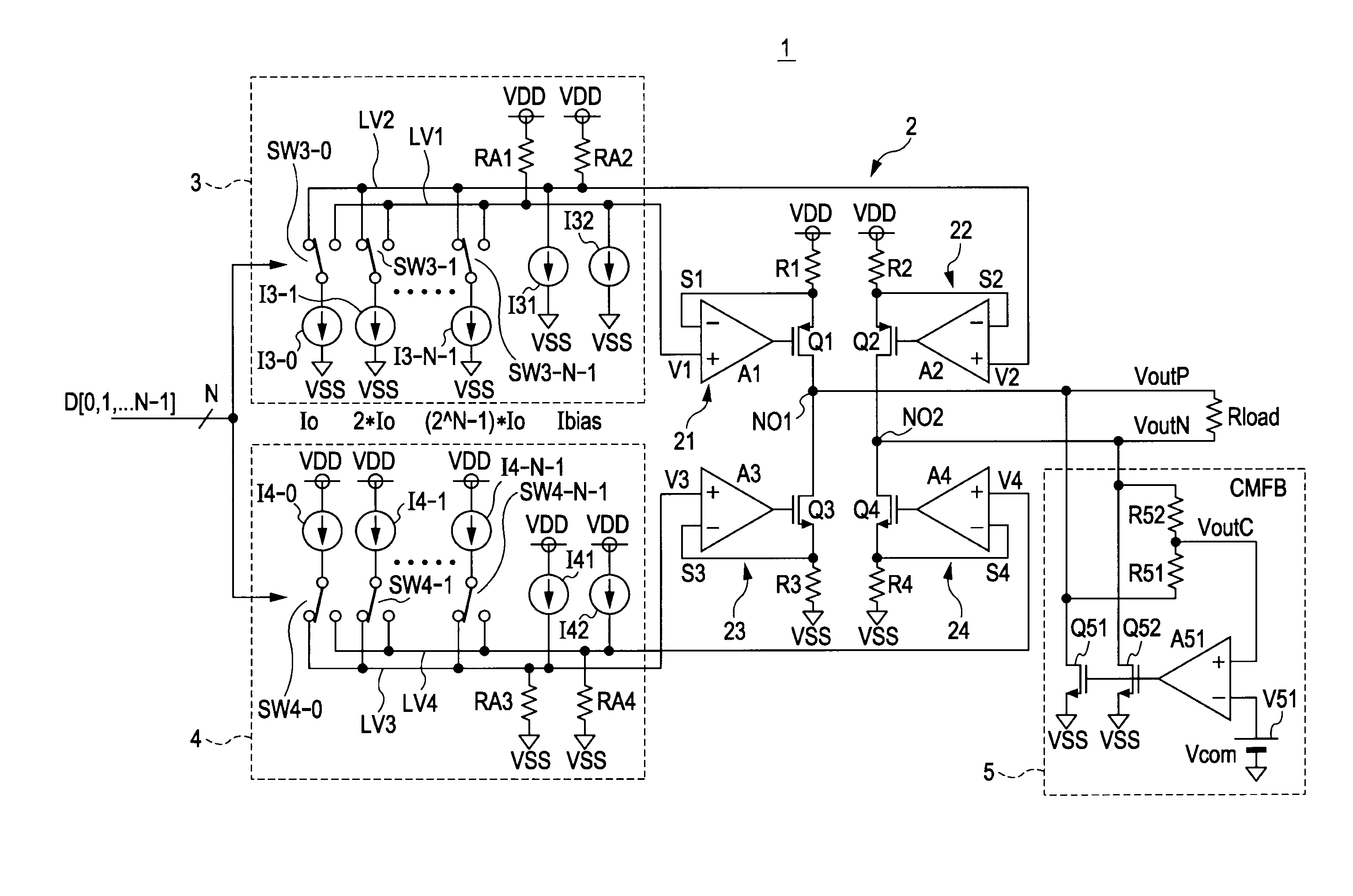 Differential drive circuit and communication device