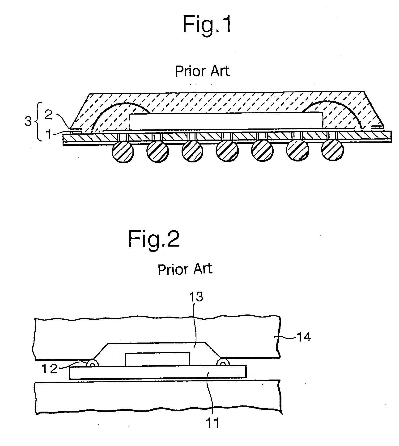 Semiconductor device having resin-sealed area on circuit board thereof