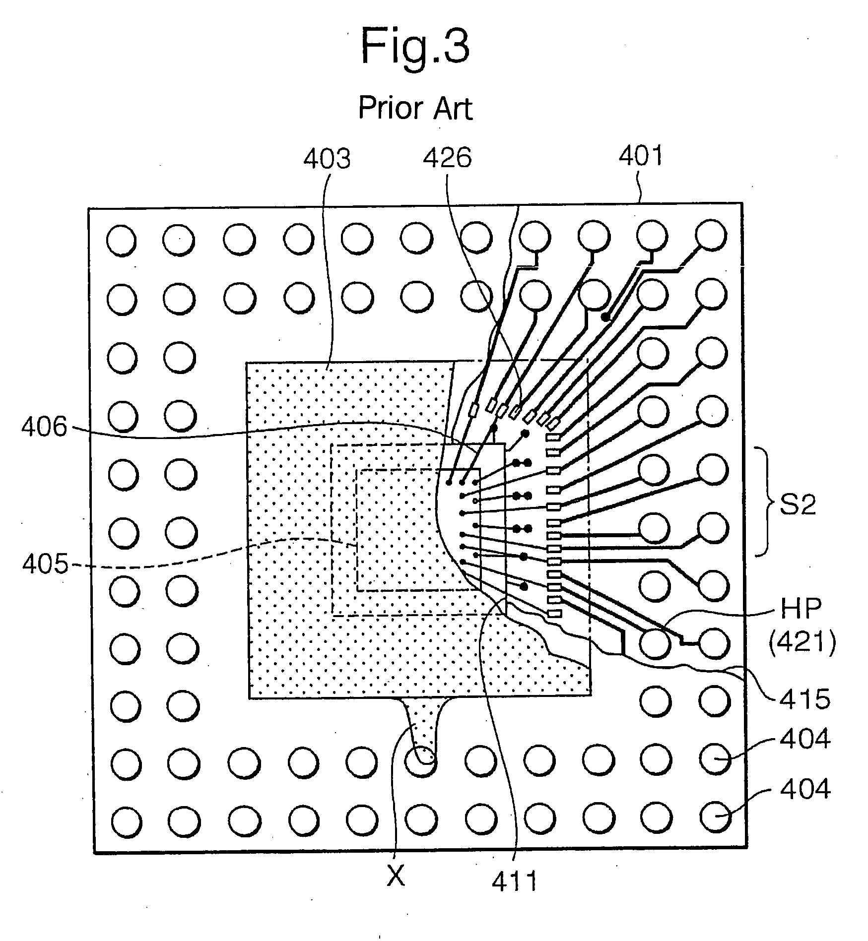 Semiconductor device having resin-sealed area on circuit board thereof