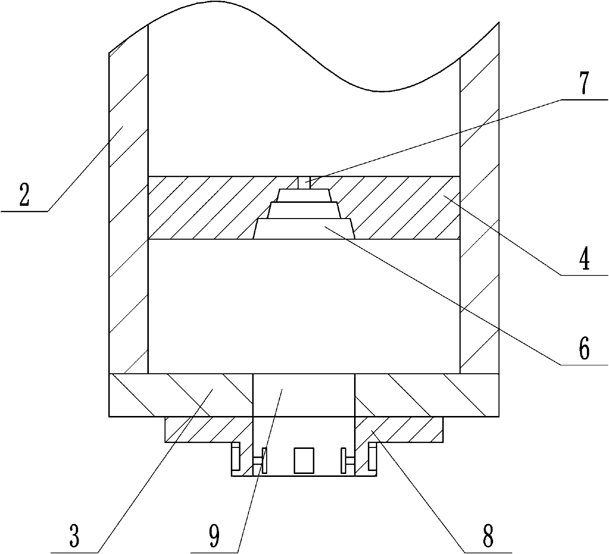 Soft soil layer foundation pit side slope anchor rod drilling device