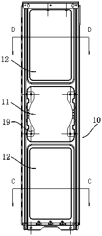 Air conditioner outdoor unit motor bracket