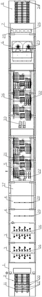 Tray washing machine and method