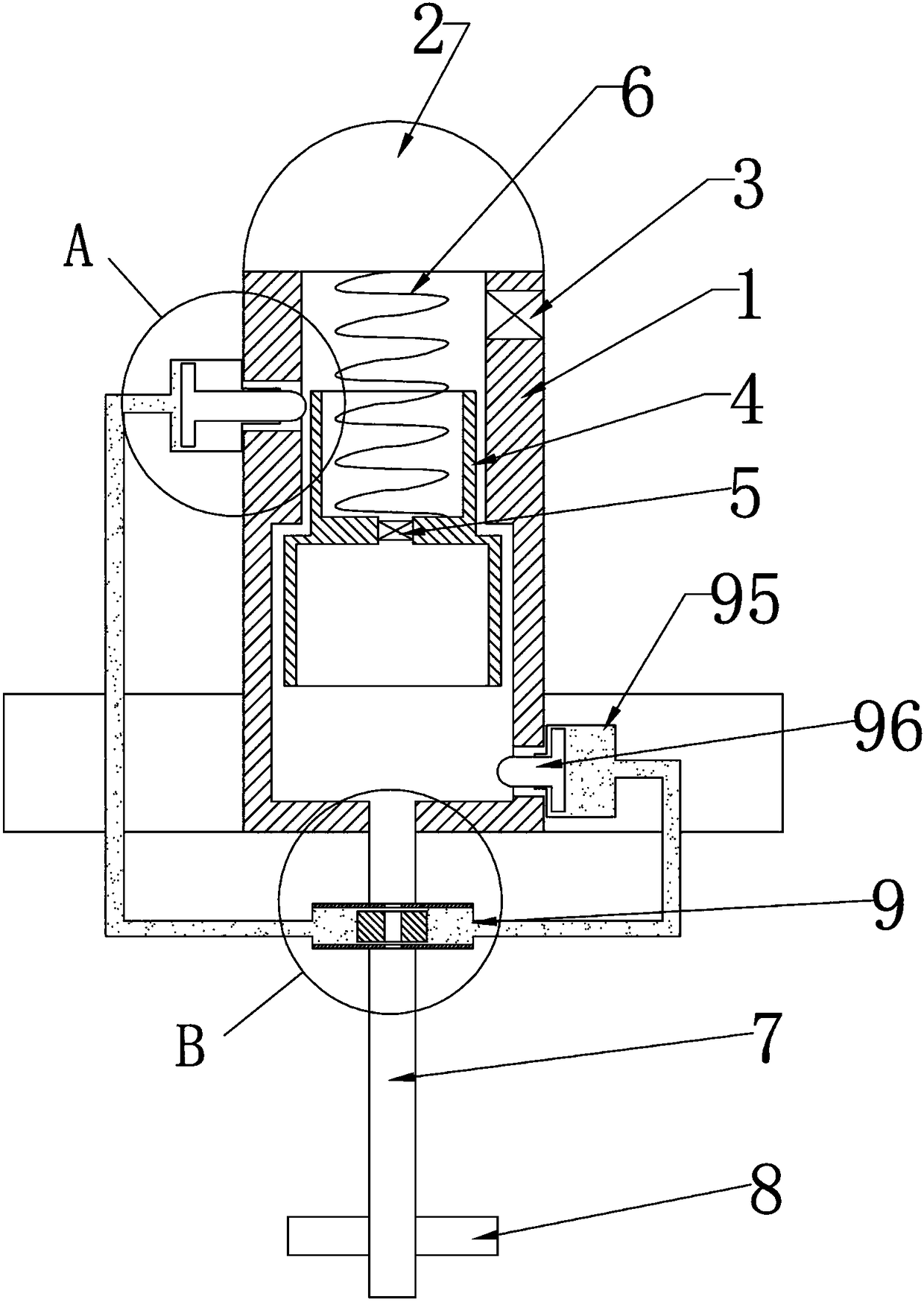 Automatic oxygen supplement device for aquaculture