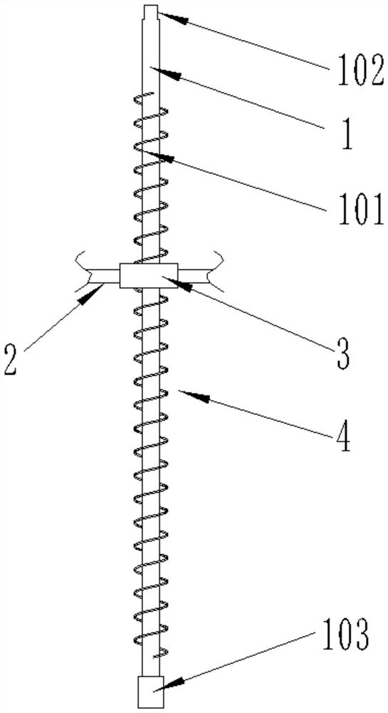 A Self-locking Buckle Scaffold Convenient for Adjusting the Height of the Frame