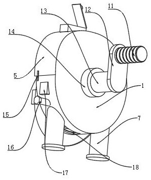 Solid medicine crushing device for pediatric department